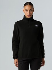 The North Face Black Glacier 1/4 Zip Fleece - Image 1 of 3