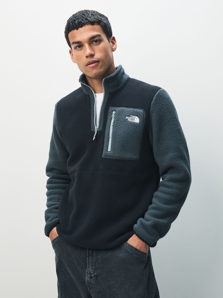 The North Face Black Yumiori 1/4 Zip Fleece - Image 1 of 7 The North Face Black Yumiori 1/4 Zip Fleece - Image 1 of 7