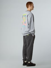 The North Face Grey Expedition Celebration Back Print Oversized Sweatshirt - Image 3 of 5