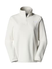 The North Face White Glacier 1/4 Zip Fleece - Image 4 of 5