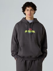 The North Face Grey Expedition Print Oversized Hoodie - Image 1 of 5