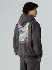 The North Face Grey Expedition Print Oversized Hoodie - Image 2 of 5