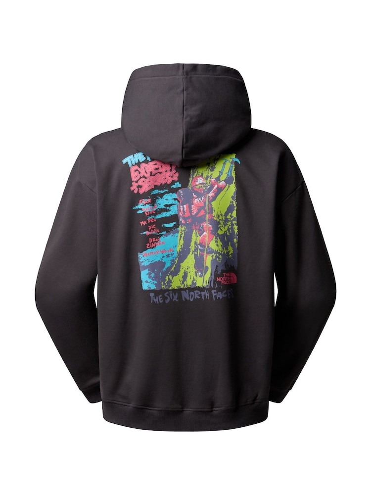 The North Face Grey Expedition Print Oversized Hoodie - Image 5 of 5 The North Face Grey Expedition Print Oversized Hoodie - Image 5 of 5