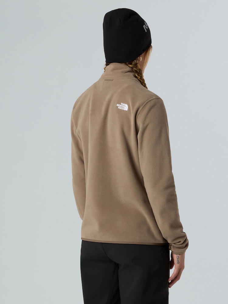 The North Face Brown Glacier Full Zip Fleece - Image 2 of 4
