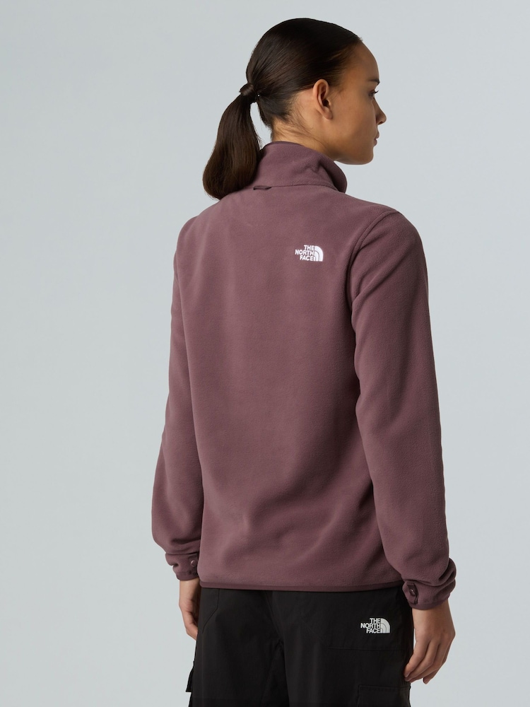 The North Face Purple Glacier Full Zip Fleece - Image 2 of 6 The North Face Purple Glacier Full Zip Fleece - Image 2 of 6