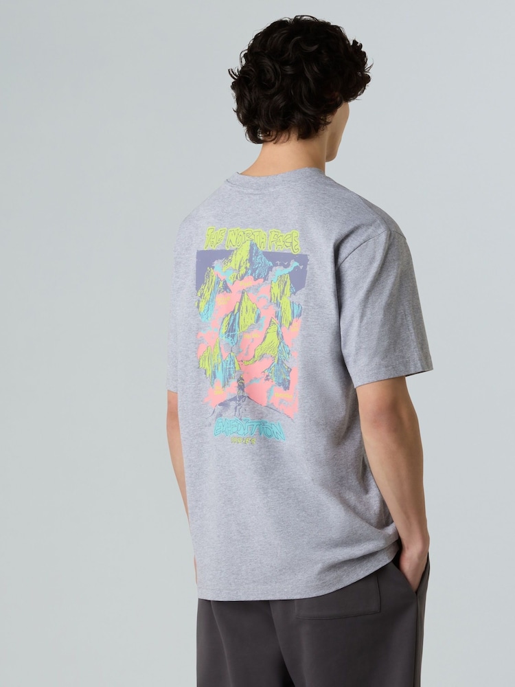 The North Face Grey Expedition Celebration Back Print Oversized T-Shirt - Image 2 of 5