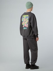 The North Face Grey Expedition Celebration Back Print Oversized Sweatshirt - Image 3 of 5