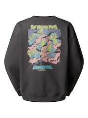 The North Face Grey Expedition Celebration Back Print Oversized Sweatshirt - Image 5 of 5