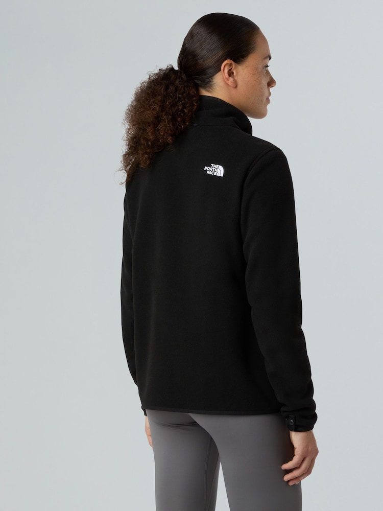 The North Face Black Glacier Full Zip Fleece - Image 2 of 4 The North Face Black Glacier Full Zip Fleece - Image 2 of 4