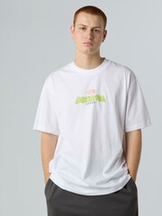 The North Face White Expedition Celebration Back Print Oversized T-Shirt - Image 1 of 3