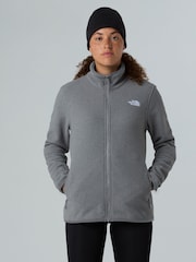 The North Face Grey W Glacier Fleece Jacket - Image 1 of 6