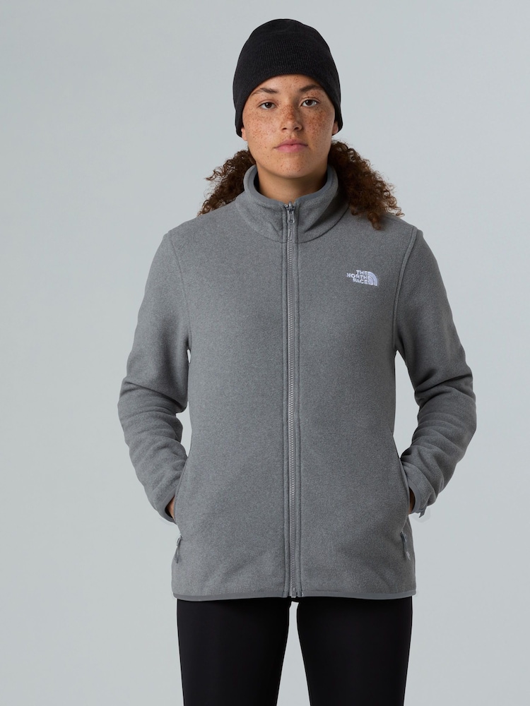 The North Face Grey W Glacier Fleece Jacket - Image 1 of 6