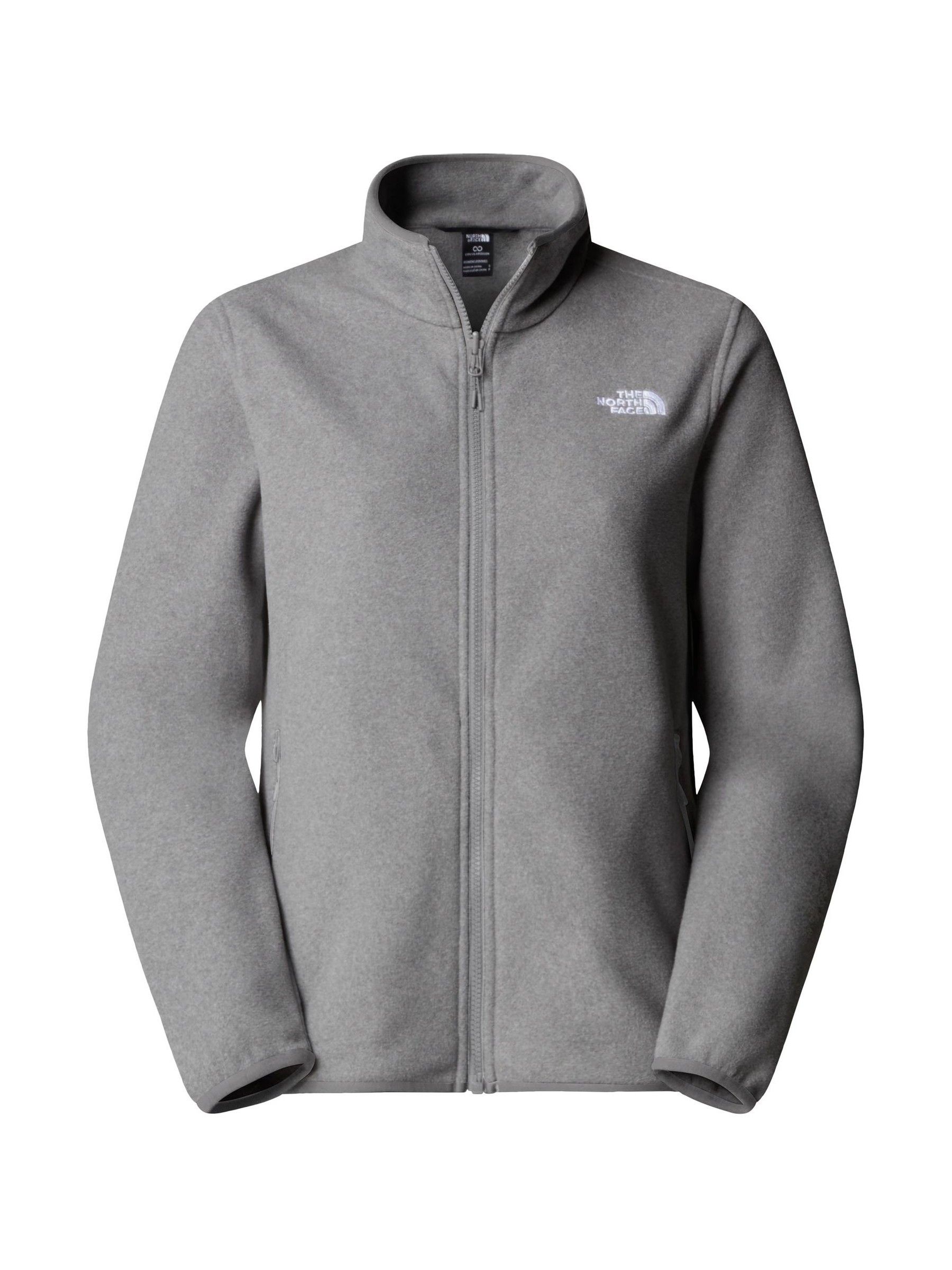 Buy The North Face Grey Glacier Full Zip Fleece from Next USA