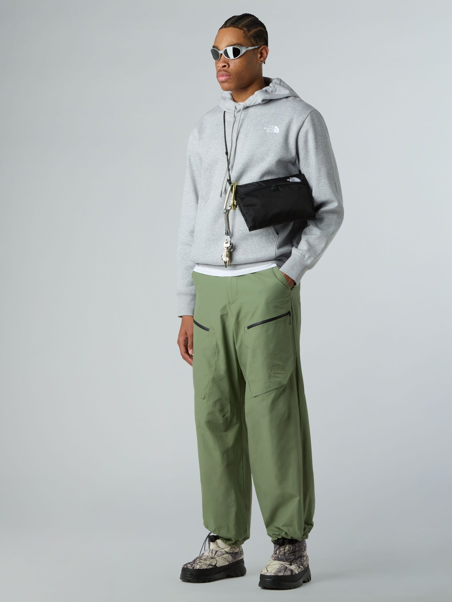 Buy The North Face Grey Marl Essential Oversized Hoodie from Next USA