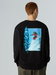 The North Face NSE Slopes Back Print Relaxed Crew Sweat Top - Imagem 2 de 3
