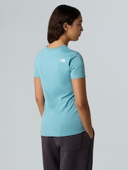 The North Face Blue Slim W Simple Dome T-Shirt - Image 3 of 5
