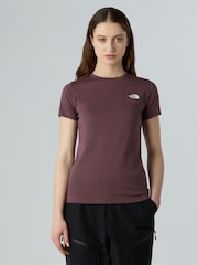 The North Face Purple Slim Short Sleeve Simple Dome T-Shirt - Image 1 of 5