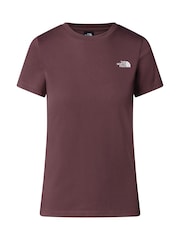 The North Face Purple Slim Short Sleeve Simple Dome T-Shirt - Image 4 of 5