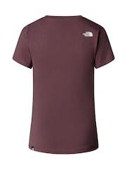The North Face Purple Slim Short Sleeve Simple Dome T-Shirt - Image 5 of 5
