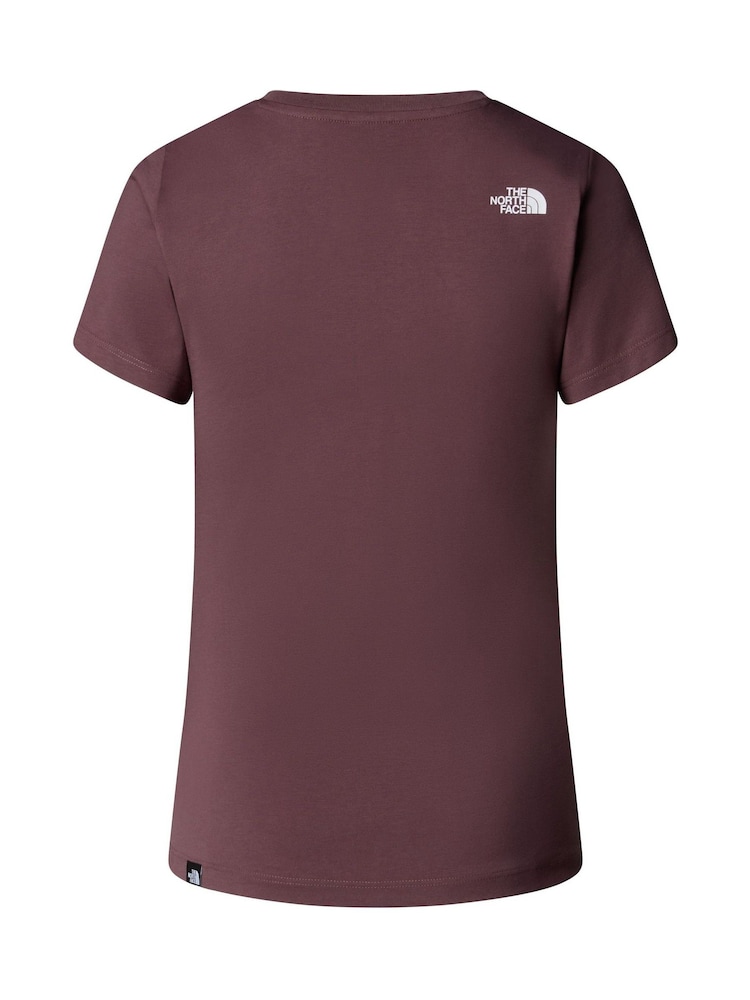 The North Face Purple Slim Short Sleeve Simple Dome T-Shirt - Image 5 of 5