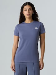 The North Face Purple Slim Simple Dome T-Shirt - Image 1 of 5