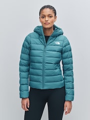 The North Face Blue Womended Aconcagua 3 Hooded Puffer Jacket - Image 1 of 5