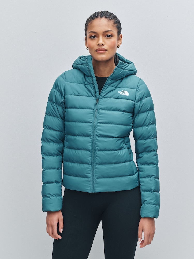 The North Face Blue Womended Aconcagua 3 Hooded Puffer Jacket - Image 1 of 5