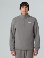 The North Face Grey Glacier 1/4 Zip Fleece - Image 1 of 5