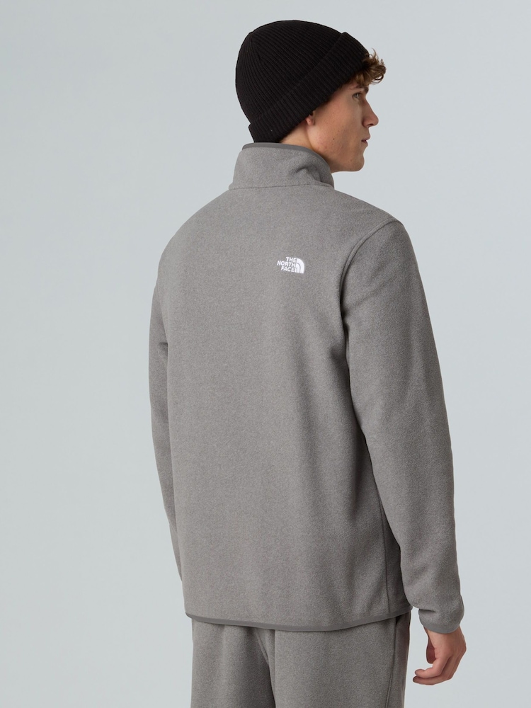 The North Face Grey Glacier 1/4 Zip Fleece - Image 2 of 5