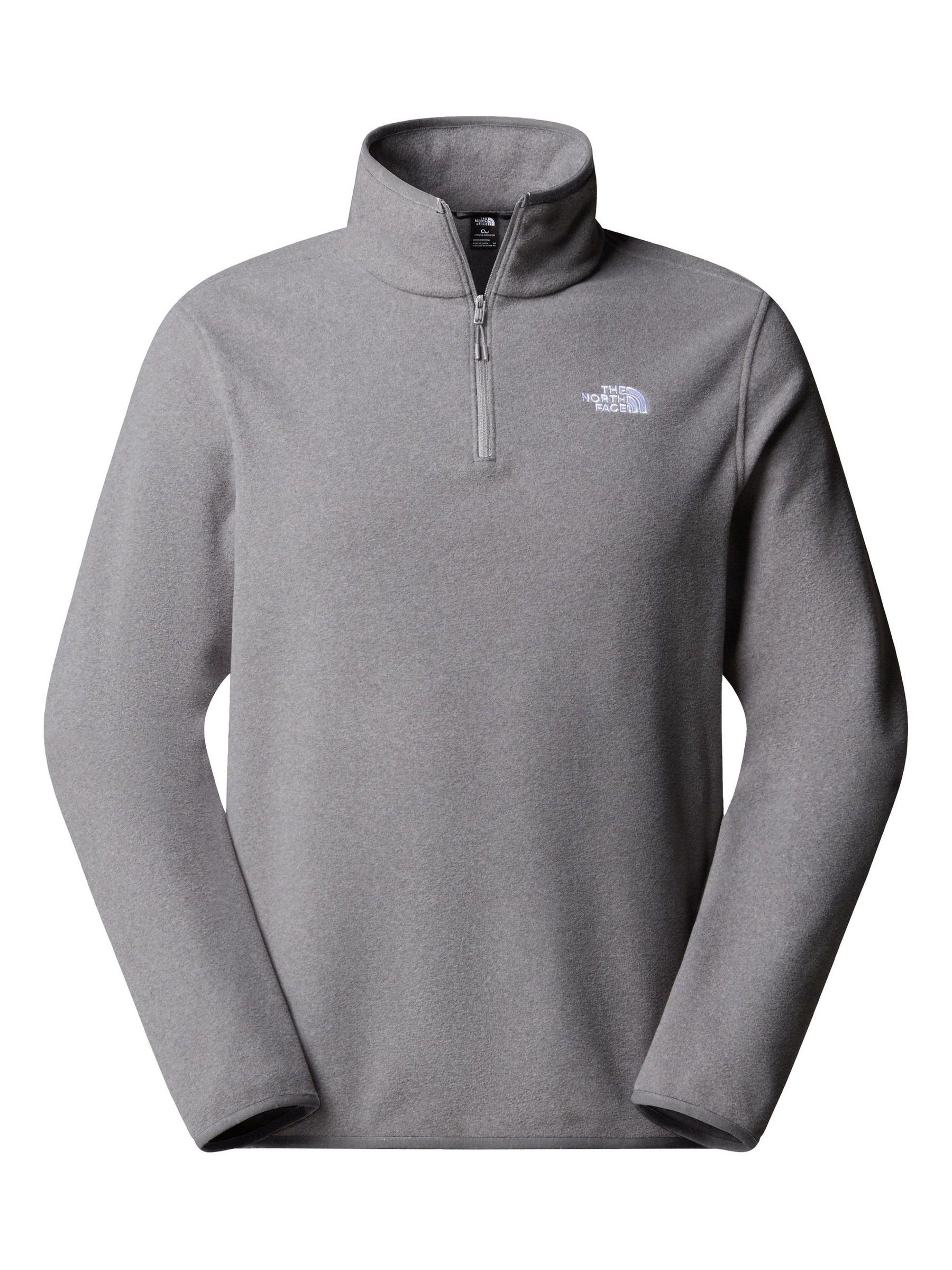 Buy The North Face Grey The North Face Glacier 1/4 Zip Fleece from