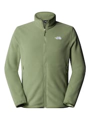 أخضر - سترة فليس بربع سحاب Glacier من The North Face - صورة 3 من 4