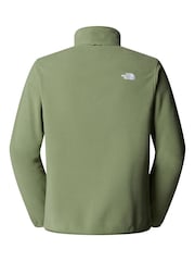 أخضر - سترة فليس بربع سحاب Glacier من The North Face - صورة 4 من 4