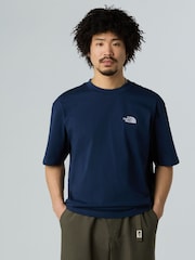 The North Face Blue Essential Oversized T-Shirt - Image 1 of 4