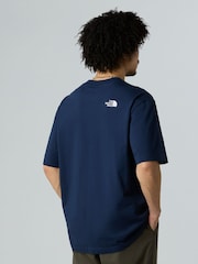 The North Face Blue Essential Oversized T-Shirt - Image 3 of 4