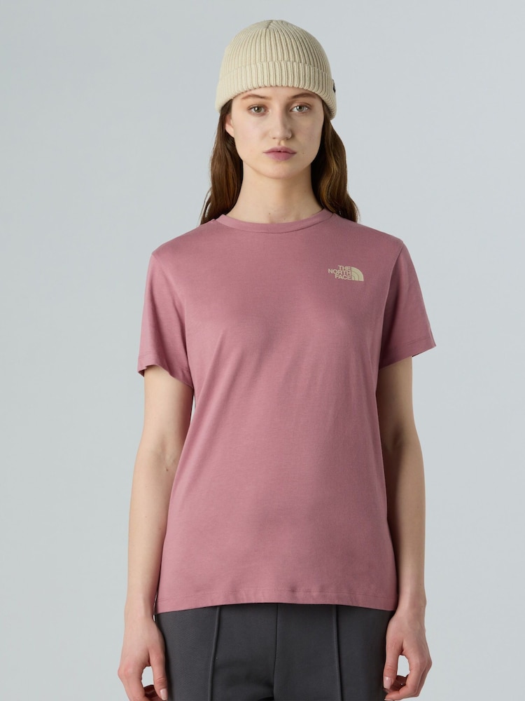 The North Face Pink Relaxed W Box T-Shirt - Image 1 of 5