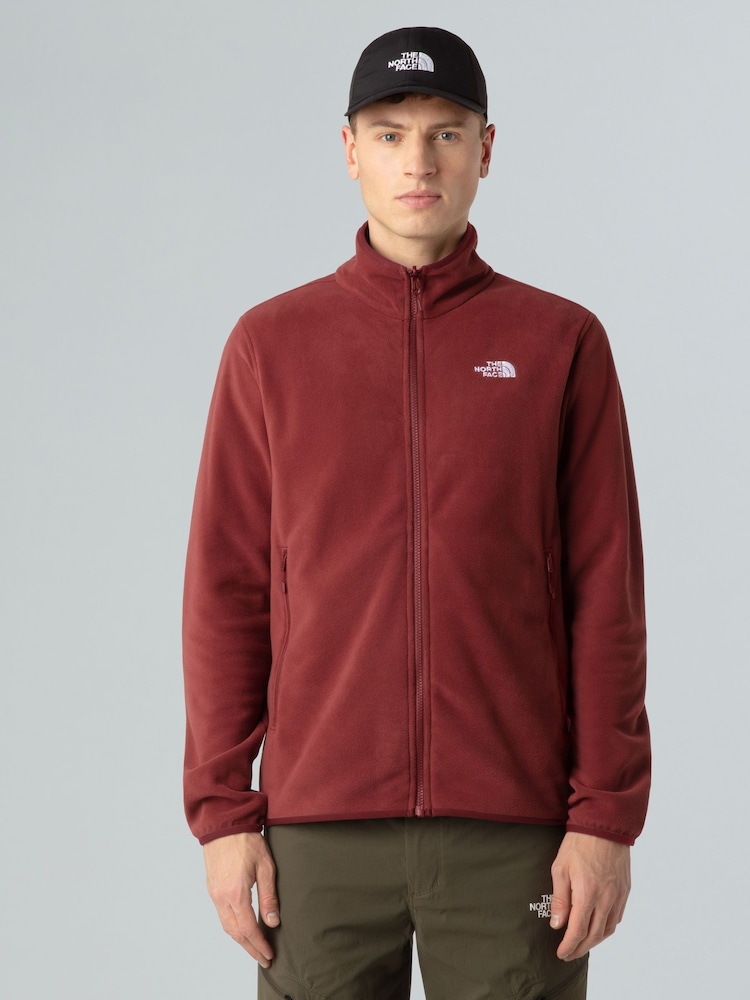 The North Face Red Glacier Full Zip Fleece - Image 1 of 4