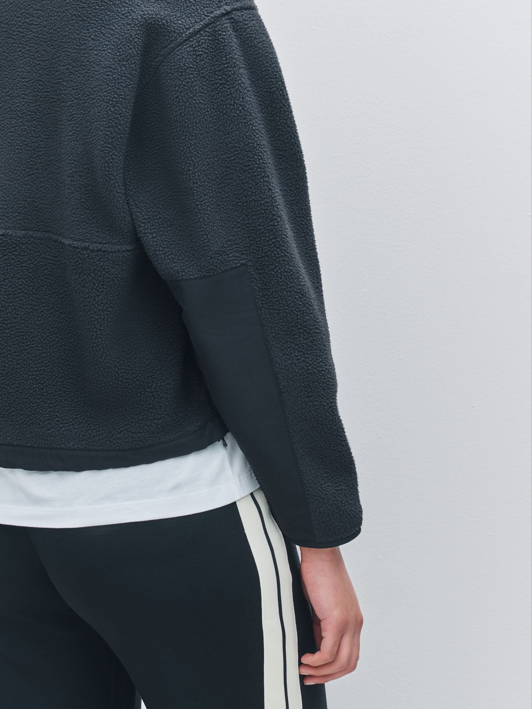 Buy The North Face Black Yumiori Off Peak Quarter Zip Fleece from