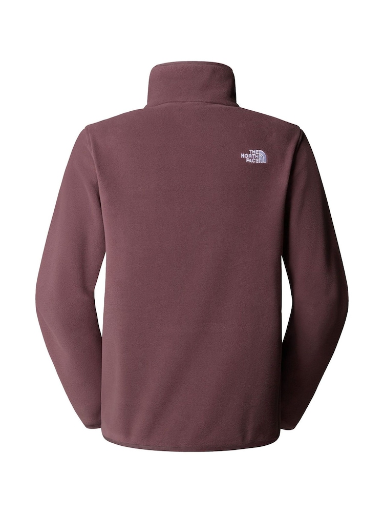 The North Face Purple Glacier 1/4 Zip Fleece - Image 5 of 5 The North Face Purple Glacier 1/4 Zip Fleece - Image 5 of 5