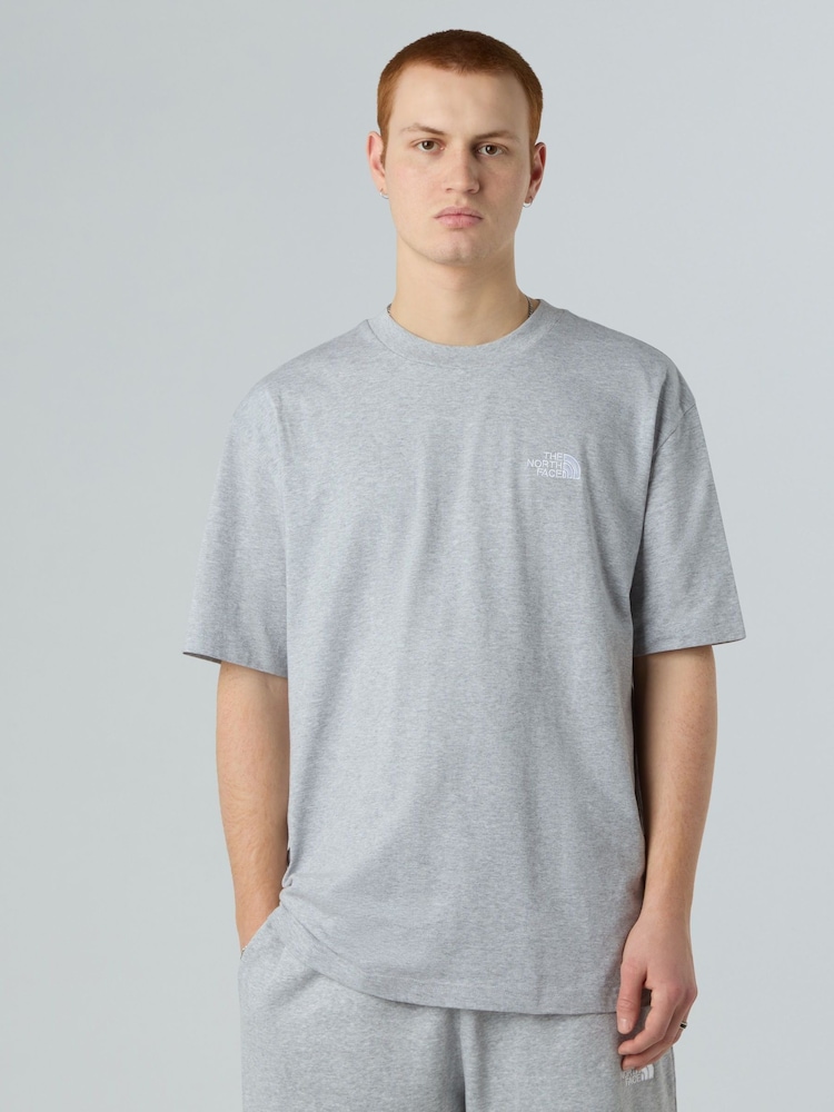 The North Face Grey Essential Oversized T-Shirt - Image 1 of 5 The North Face Grey Essential Oversized T-Shirt - Image 1 of 5