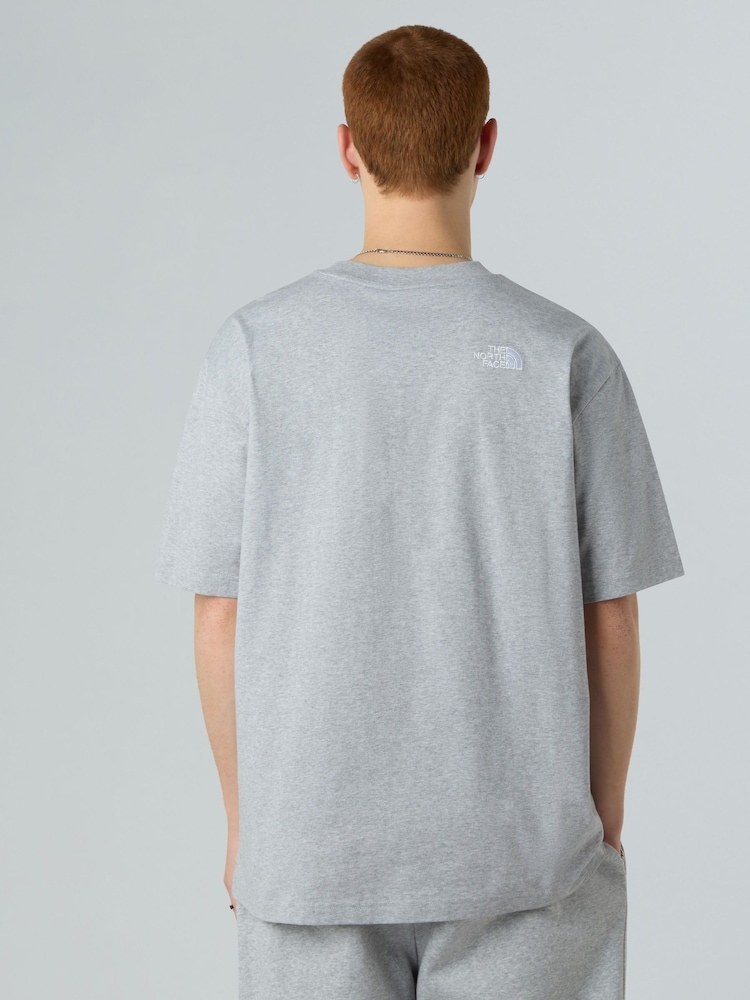 The North Face Grey Essential Oversized T-Shirt - Image 2 of 5 The North Face Grey Essential Oversized T-Shirt - Image 2 of 5