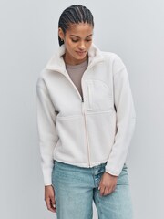 The North Face White Yumiori Off Peak Full Zip Fleece - Image 1 of 6