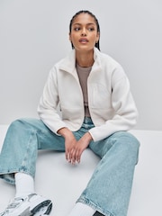 The North Face White Yumiori Off Peak Full Zip Fleece - Image 3 of 6