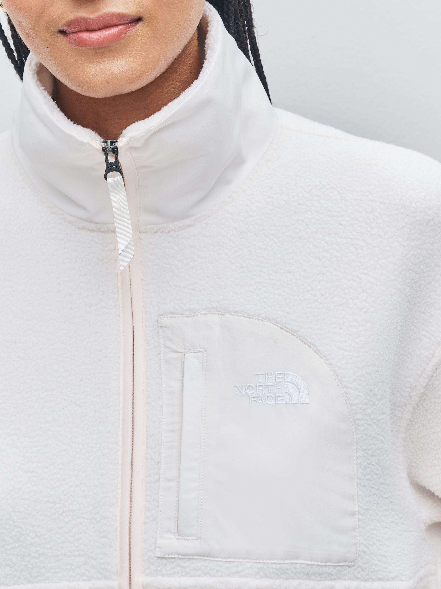 Buy The North Face White Yumiori Off Peak Full Zip Fleece Jacket
