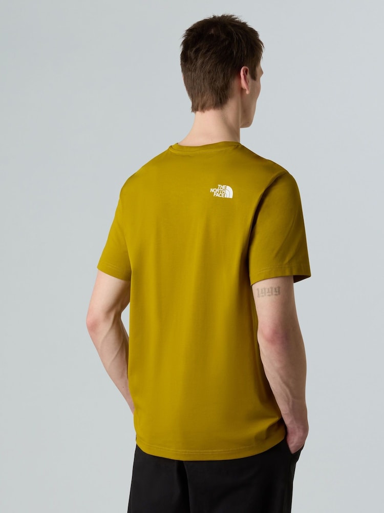 The North Face Yellow Simple Dome T-Shirt - Image 2 of 3