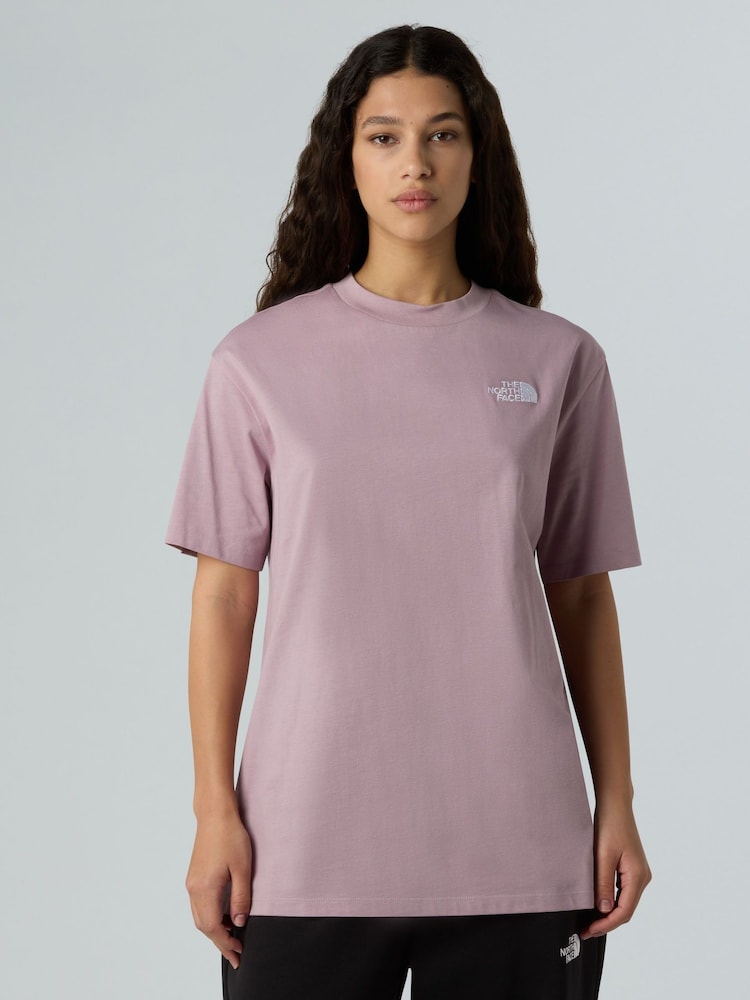 The North Face Purple Oversize M Essential T-Shirt - Image 1 of 5