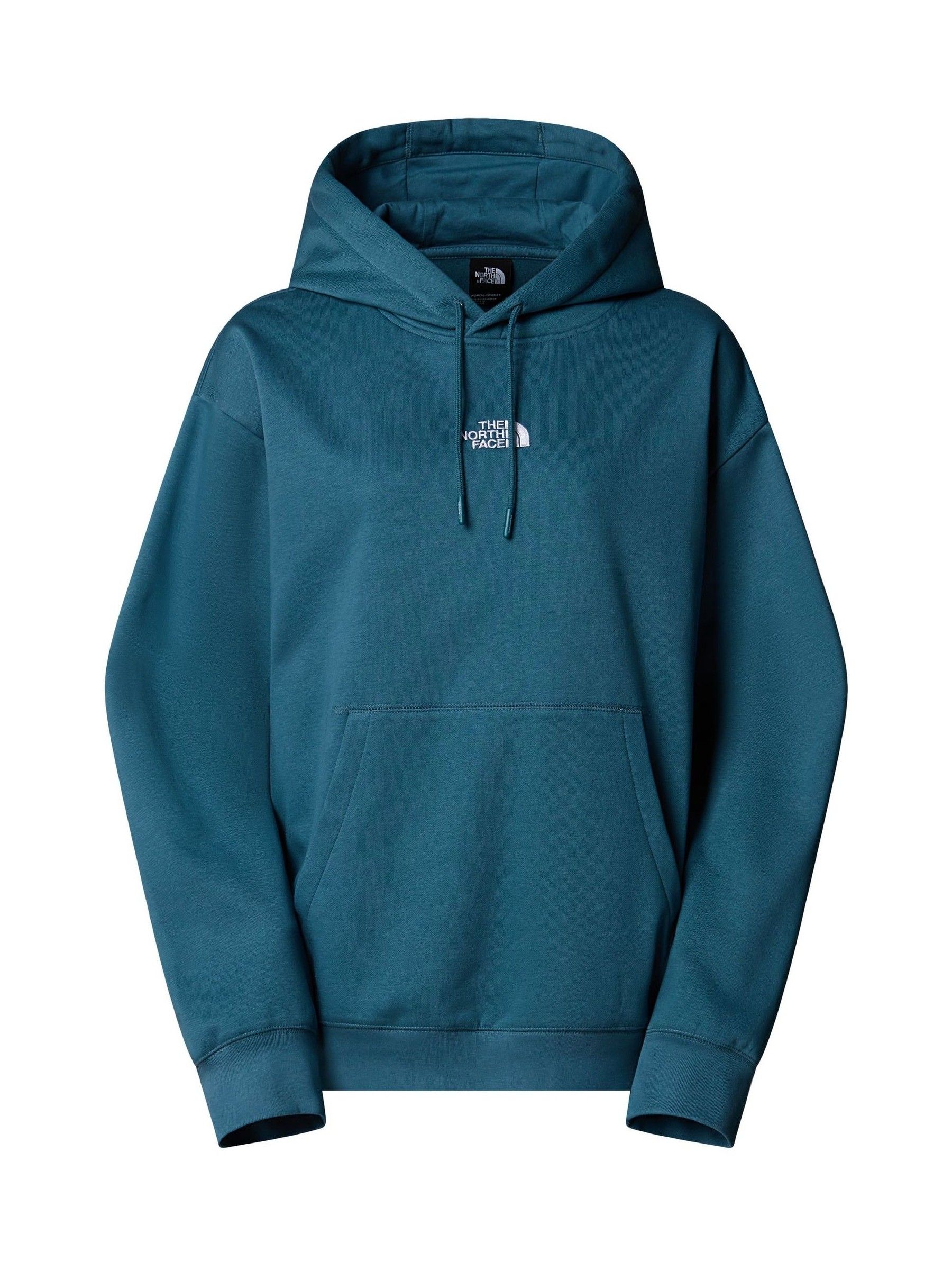 teal north face hoodie