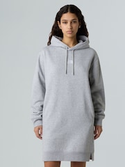 The North Face Grey Relaxed W Essential Hooded Dress - Image 1 of 5