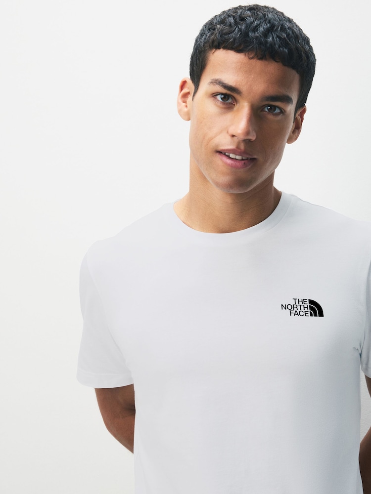 The North Face White Half Dome Photo Back Print T-Shirt - Image 6 of 6 The North Face White Half Dome Photo Back Print T-Shirt - Image 6 of 6