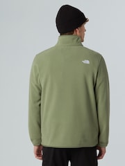 The North Face Green Glacier Full Zip Fleece - Image 2 of 3