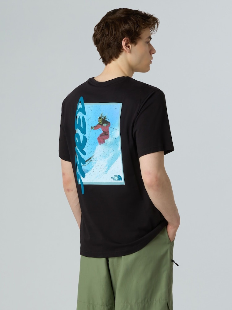 The North Face Black NSE Slopes Graphic Relaxed Fit T-Shirt - Image 2 of 8